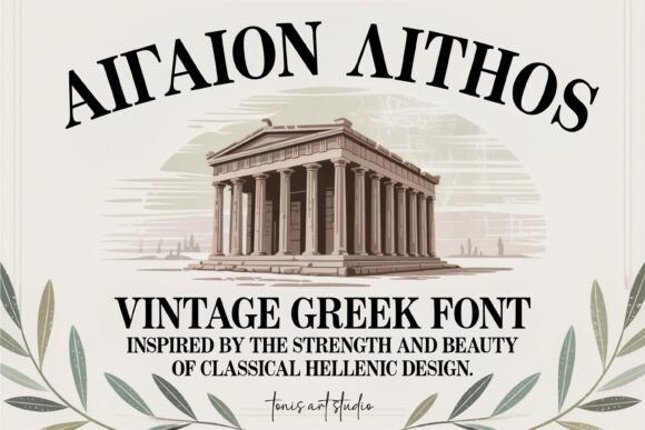 Aegean Stone: A Serif Typeface for Timeless Editorial Design