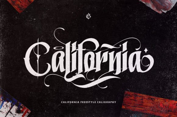 California Style: A Bold Blackletter Typeface for Editorial Design