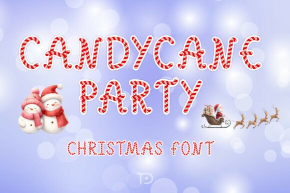 Candycane Party: The Ultimate Christmas Font for Holiday Campaigns