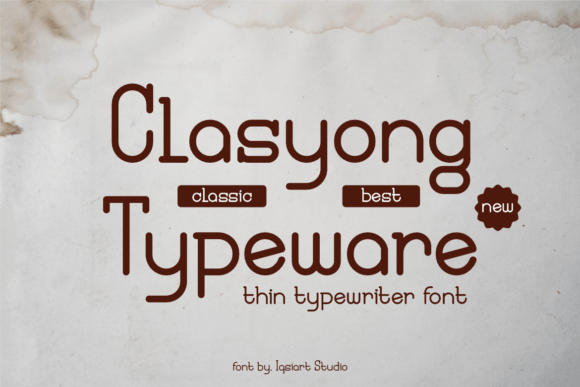 Clasyong Typeware: The Bold Sans Serif for Modern Web Design