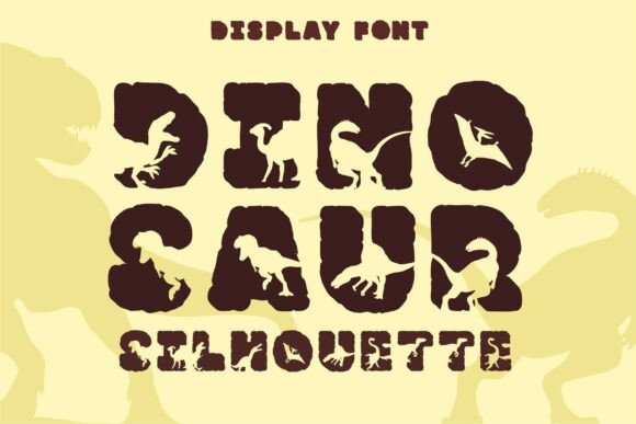 Dinosaur Silhouette: The Bold Typeface for Scroll-Stopping Campaigns