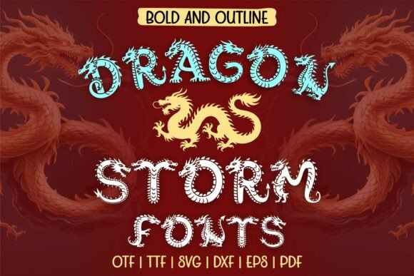 Dragon Storm: The Bold Typeface for Standout Branding