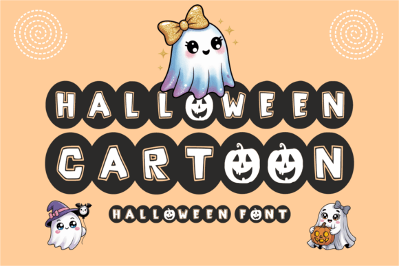 Halloween Cartoon: A Spooky Display Typeface for Digital Design