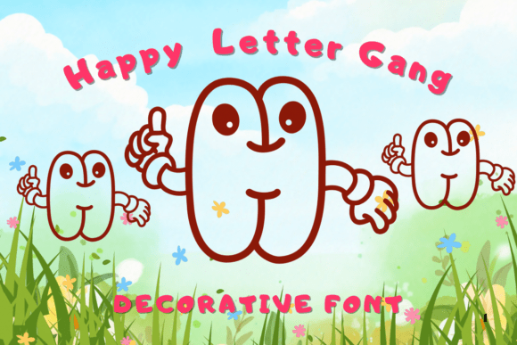 Happy Letter Gang: The Playful Typeface That Brings Joy to Your Crafts