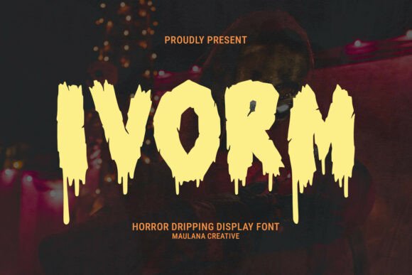 Ivorm: The Bold Horror Display Font for High-Impact Campaigns