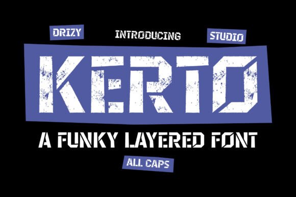 Kerto: A Bold Sans Serif Font for Editorial Design