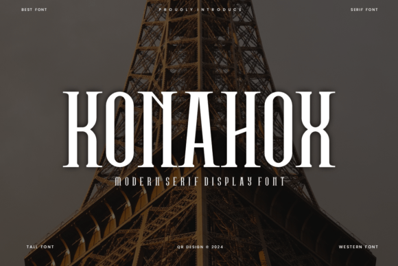 Konahox: A Bold Serif Font for High-Impact Campaigns