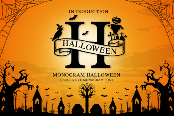 Monogram Halloween: A Spooky Typeface for Seasonal Web Design