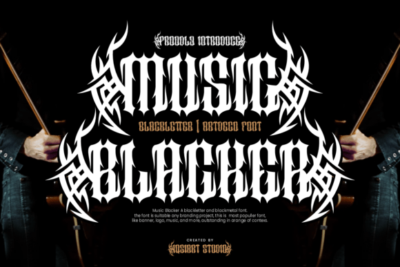 Music Blacker: The Bold Typeface for Scroll-Stopping Campaigns