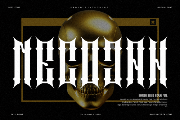 Necojah: The Bold Blackletter Typeface for Handmade Brands