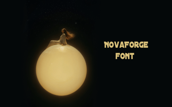 Nova Forge: The Bold Display Font for Creative Crafters