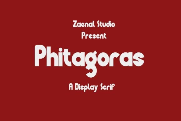 Phitagoras: The Bold Serif Font That Elevates Digital Campaigns