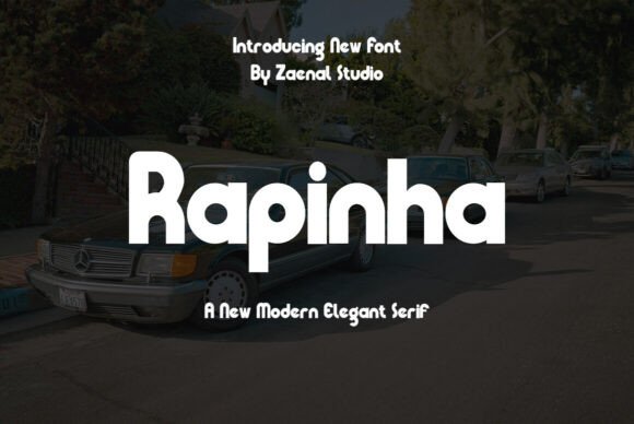 Rapinha: A Bold Serif Typeface for Web Design and Digital Branding