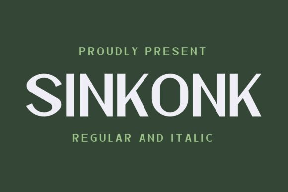 Sinkonk: The Modern Typeface for Professional Small Business Branding