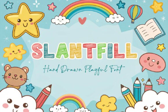 Slantfill: The Vibrant Typeface That Brings Hand-Drawn Energy to Branding
