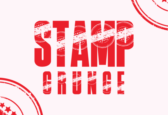 Stamp Grunge: The Perfect Decorative Typeface for Handmade Brands
