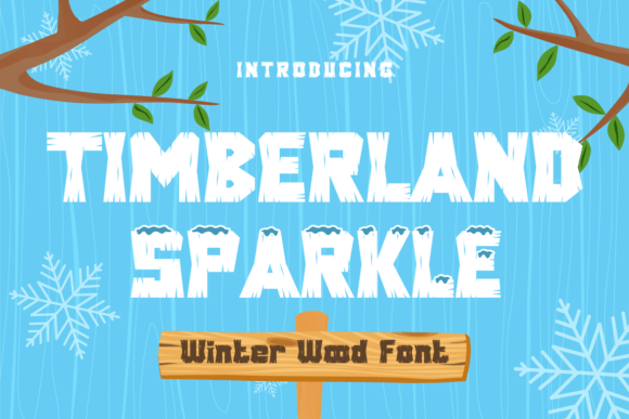 Timberland Sparkle: A Cozy Display Font for Editorial Design