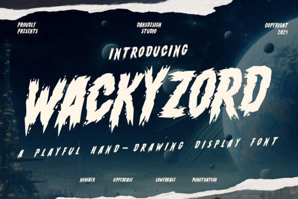 Wackyzord: The Bold Blackletter Typeface for Handmade Branding