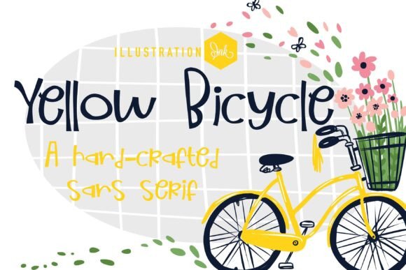 Yellow Bicycle: A Playful Typeface for Modern Editorial Design